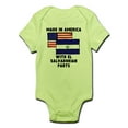 thumbnail image 1 of CafePress - Made In America With El Salvadorian Parts Body Sui - Baby Light Bodysuit, 1 of 1