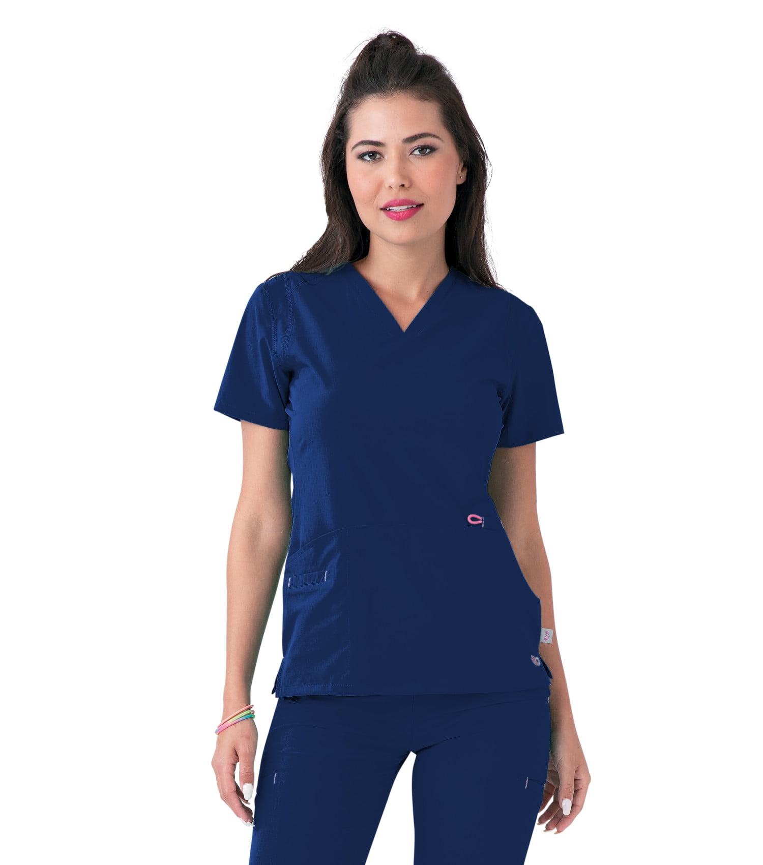 Smitten Smitten Miracle ROCK GODDESS Scrub Top for Women