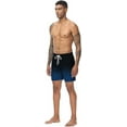 thumbnail image 3 of Tyhengta Men's Swim Trunks Swimwear Gradient Color Quick Dry Beach Shorts with Zipper Pockets and Mesh Lining, 3 of 6