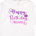 thumbnail image 3 of Inktastic Purple Happy Birthday Mommy Toddler Hoodie, 3 of 4