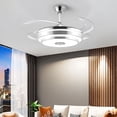 thumbnail image 2 of CITYLUZ VENTILADOR DE TECHO 4 ASPAS INVISIBLES CON BOCINA Y CONTROL REMOTO LUZ LED NEGRO 49CM X 34CM INCLUYE 1 UNIDAD, 2 of 5