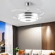 thumbnail image 2 of CITYLUZ VENTILADOR DE TECHO 4 ASPAS INVISIBLES CON BOCINA Y CONTROL REMOTO LUZ LED NEGRO 49CM X 34CM INCLUYE 1 UNIDAD, 2 of 5