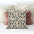 thumbnail image 4 of Jahan Paisley Throw Pillow with Removable Cover in Muted Green Peach 18x18, 4 of 6