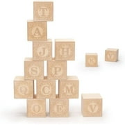 Uncle Goose Uppercase Alphablank Blocks - Made in The USA