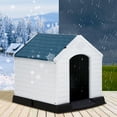 thumbnail image 4 of Dkelincs Large Dog House Waterproof Plastic Pet House for Large Dogs Durable Pet Shelter with Base Support for All-Weather Use, 39 inch, 4 of 7