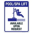 thumbnail image 1 of Notice Available Upon Request Sign, Pool Sign,, 1 of 1