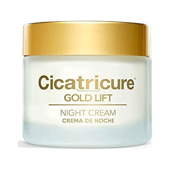Cicatricure Gold Lift Night Cream, Anti Aging Facial Moisturizer, Hydrating Skin Care with Gold, Calcium & Silicon to Lift and Tighten Face Contour Overnight, 1.7 Ounce