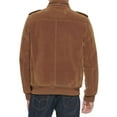 thumbnail image 4 of Men's Levi's® Faux Suede Aviator Bomber Jacket with Sherpa Color: Cognac Size: L, 4 of 4