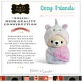 thumbnail image 2 of FAO Schwarz Cozie Friends Teddy Bear Unicorn 10, Classic Bear with Removable Colorful Swaddle, 2 of 9