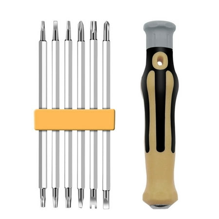 

QUSENLON Insulated Screwdriver Set Multi-functional Double for Head Blades with Magnetic Repair Kits Workmanship Design Easy Hold