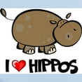 thumbnail image 2 of CafePress - I Love Hippo Infant Bodysuit - Baby Light Bodysuit, Size Newborn - 24 Months, 2 of 4