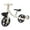 White#1, variant on 3-Wheel Trike Bicycle for Toddlers, Kids Pedal Tricycle Stroller with Basket, Folding Trike Bike