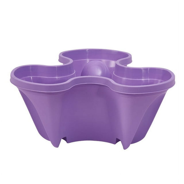 Xihbxyly Maceta Apilable, Diseño 3D de Cuatro Capas, Soporte para Plantas Que Ahorra Espacio, Sistema de Drenaje para Un Crecimiento Saludable, Jardín Interior para Balcón, Decoración de Oficina, Fác