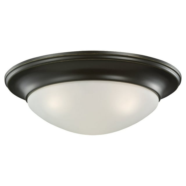Generation Lighting 75436-710 Nash 3-Light 17" Flush Mount Ceiling Fixture