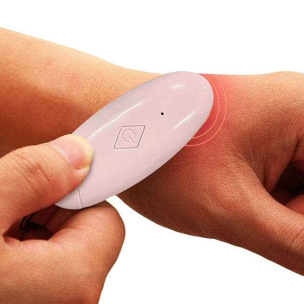 Dispositivo contra la picazón contra mosquitos Eliminador contra la picazón contra mosquitos para bebés Dispositivo contra la picazón rápido Eliminador picazón física anti-Picazón (Rosa)