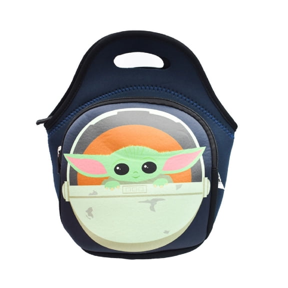 Lonchera Neopreno Suave, Modelo Disney Star Wars, Grogu, Bolsa Reutilizable para Almuerzo