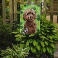 thumbnail image 2 of Brown Cockapoo St. Patricks Garden Flag, 2 of 5