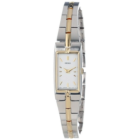 Seiko Women's Ladies' Bracelet Watch - Gold & Stainless - White Dial - SZZC40