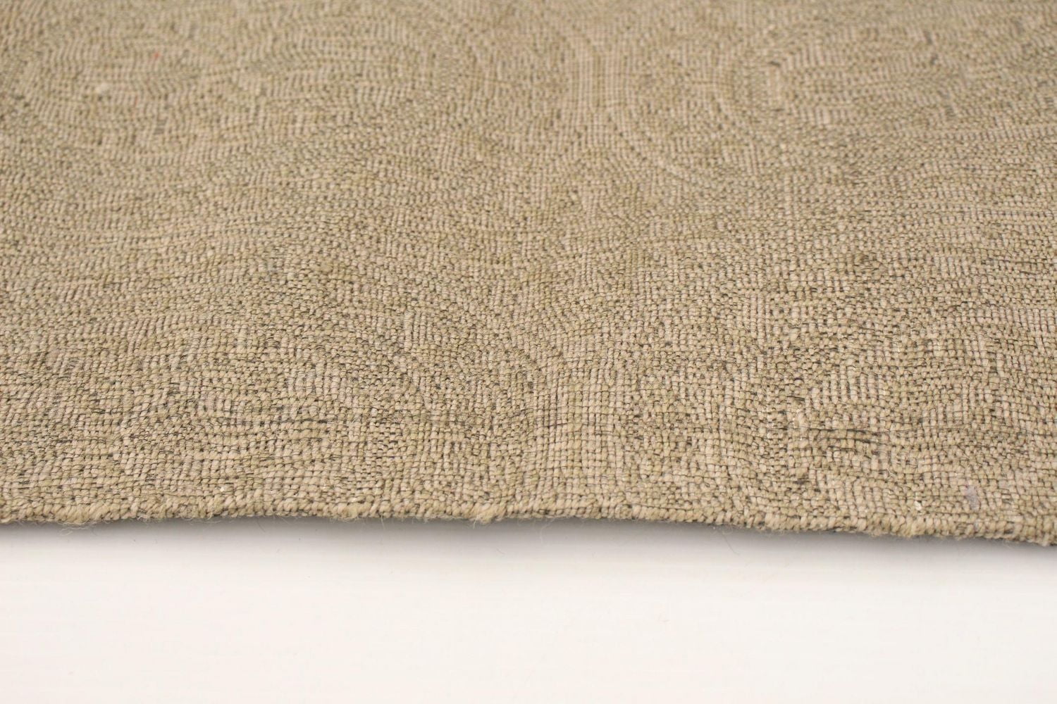 ECARPETGALLERY 5'2" x 7'5" Transitional Collage Handmade Area Rug for Living Room, Dining Room and Bedroom in Grn