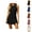 Black, variant on Tennis Dress Golf Dresses for Women with Shorts and Pockets Side Slit Lace Up Padded Workout Dress Athletic Dresses
