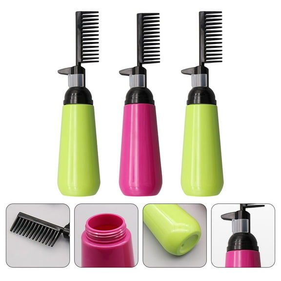 MLINS Hair Dye Comb Bottle with EasytoUse Design for Salon Use Made of Plastic Assorted Color