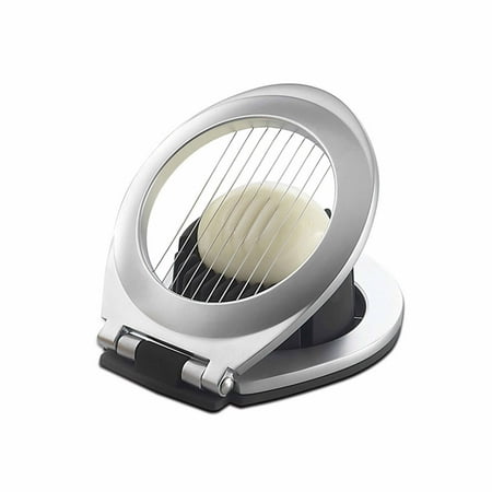 Amco Compact 3 In 1 Chrome Plated Egg Slicer, Dishwasher