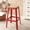 Red, variant on Rustic And Stylish Bar Stool In Natural Teal Colors For Area