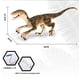 thumbnail image 3 of Dinosaurio De Juguete Eléctrico Dinosaurio Con Control Remoto Para Niños Con Luz Led Y Sonido Dinosaurio Caminar Y Rugir Regalo Para Niños Eigraketly FN006368-00, 3 of 6