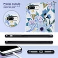 thumbnail image 2 of ULAK iPhone 8 Plus Wallet Case, iPhone 7 Plus Case with Credit Card Holder, Kickstand Leather Folio Flip Phone Case for Apple iPhone 7/8 Plus for Women Girls, Blossom, 2 of 9