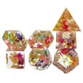 thumbnail image 1 of 7 Dados poliédricos transparentes para DND Zulema, 1 of 8