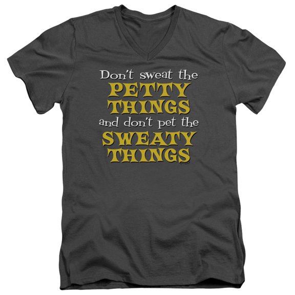 - Petty Things - Slim Fit V Neck Shirt - XX-Large