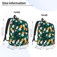 thumbnail image 4 of Daiia Tropical Fruit Vintage Canvas Backpack for Men and Women ,Hiking Backpack,Travel Laptop Bag for School,Large Capacity Backpack, 4 of 8