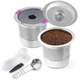 thumbnail image 1 of Filtre à Café Réutilisable pour Dosettes K, Filtres de Dosettes K Réutilisables en Acier Inoxydable pour Cafetières Keurig 1.0 et 2.0 (Lot de 2), 1 of 5