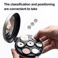 thumbnail image 2 of Coin Organizer with 7 Slots Large Capacity Built-in Mirror Compact Design Portable Travel Yen Coin Organizer Dispenser, 2 of 8