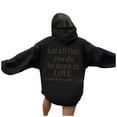 thumbnail image 2 of Christian Hoodies for Women Let All That You Do Be Done In Love Hoodie with Pockets Hooded Sweatshirt Pullover Tops, 2 of 7
