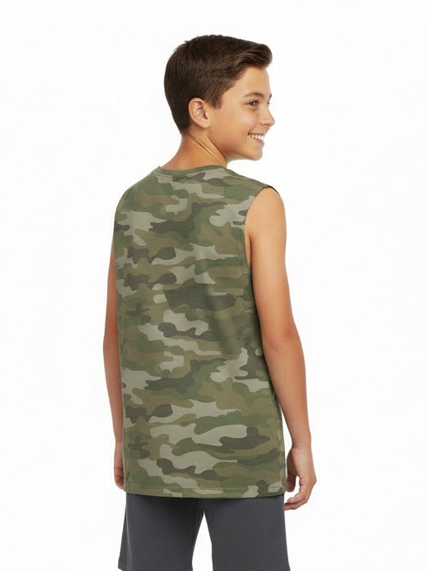G.I. Joe Boys GI Joe Surf Team Graphic Muscle Tank Top, Sizes 4-18