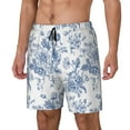 thumbnail image 2 of Fotbe Rose Flowers Men’s Swim Trunks Quick Dry Swim Shorts Board Shorts with Mesh Lining-Medium, 2 of 9