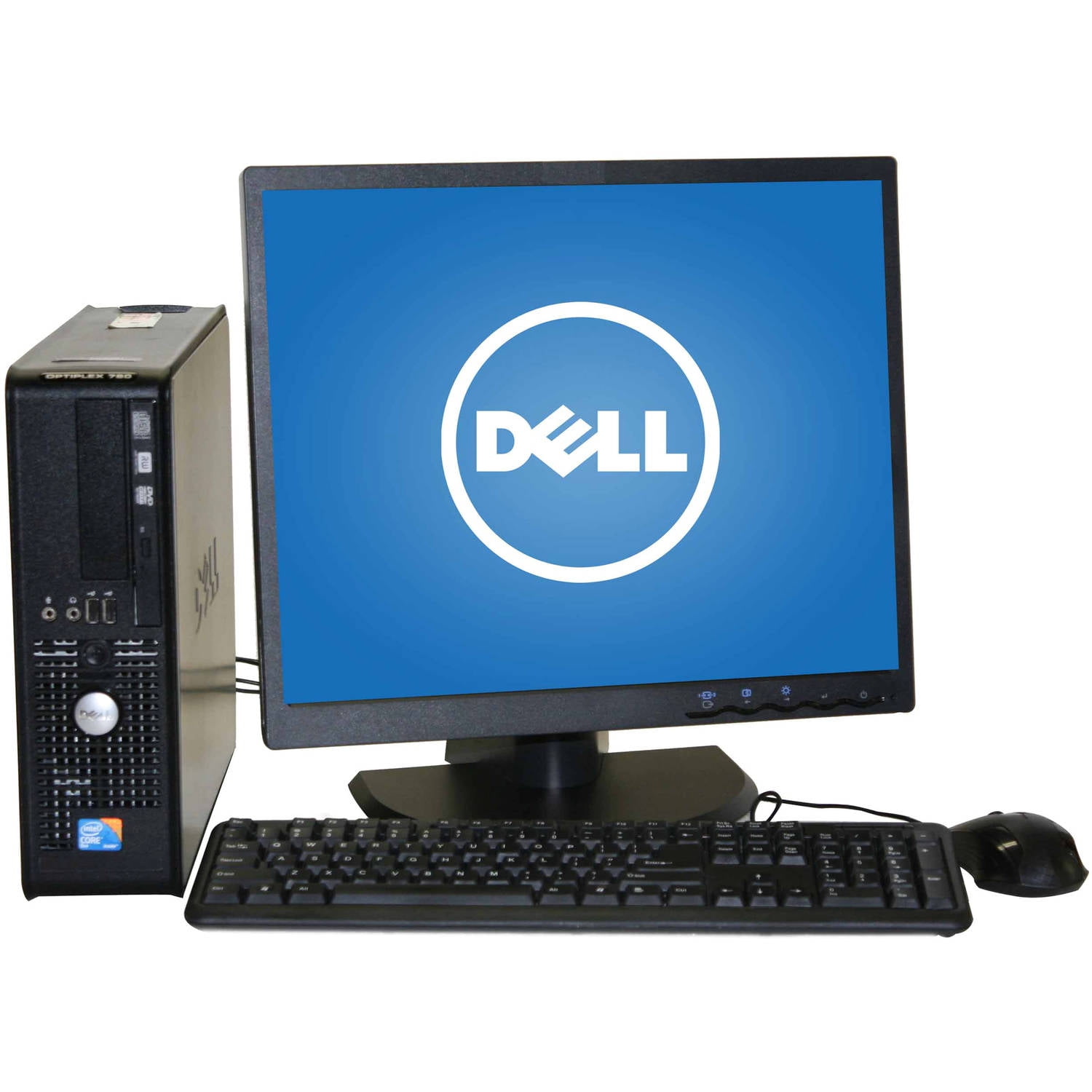 Refurbished Dell 780 SFF Desktop PC with Intel Core 2 Duo E8400