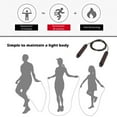 thumbnail image 3 of Bearing jump rope Tangle-Free jumping rope adjustable skipping rope speed Equipments Skipping(Black Red), 3 of 7