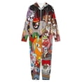 thumbnail image 3 of The Cuphead Show Hooded Union Suit One Piece Pajama Outfit PJs Sleepwear, 3 of 7