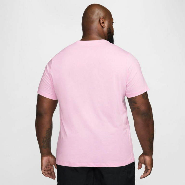 ★ Nike★ Sportswear T-shirt M Pink Foam Pink Oxford HQ3717 Nike Sportswear Club Men's T-Shirt Color: Pink Foam Size: L