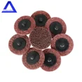 thumbnail image 2 of 50× 2" Medium Surface Conditioning Discs Roll Lock Die Grinder Sanding Pads Us, 2 of 5