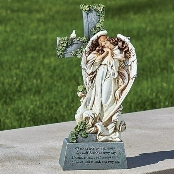 Home & Garden Irish Memorial Angel Statue Bereavement Sympathy Clover 601290