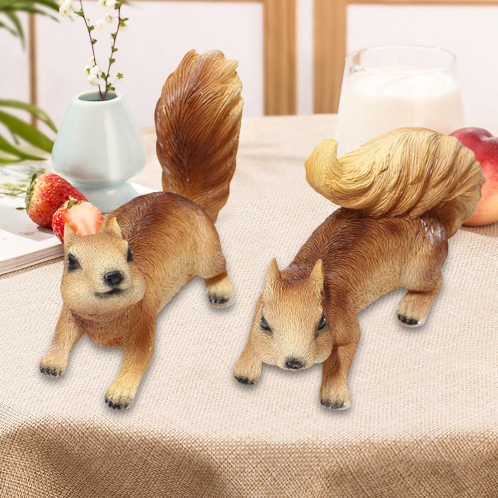 Wall hangs,Squirrel Statue Garden Hanging Statue Decoration Outdoor Statue Squirrel Decoration Animal Statue Sculpture Decoration For Tree Courtyard Patio Decoration