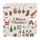 thumbnail image 2 of Servilletas desechables con estampado de Papá Noel | Paquete de 20 servilletas de papel suave para fiestas | Decoración festiva para fiestas y reuniones, 2 of 5