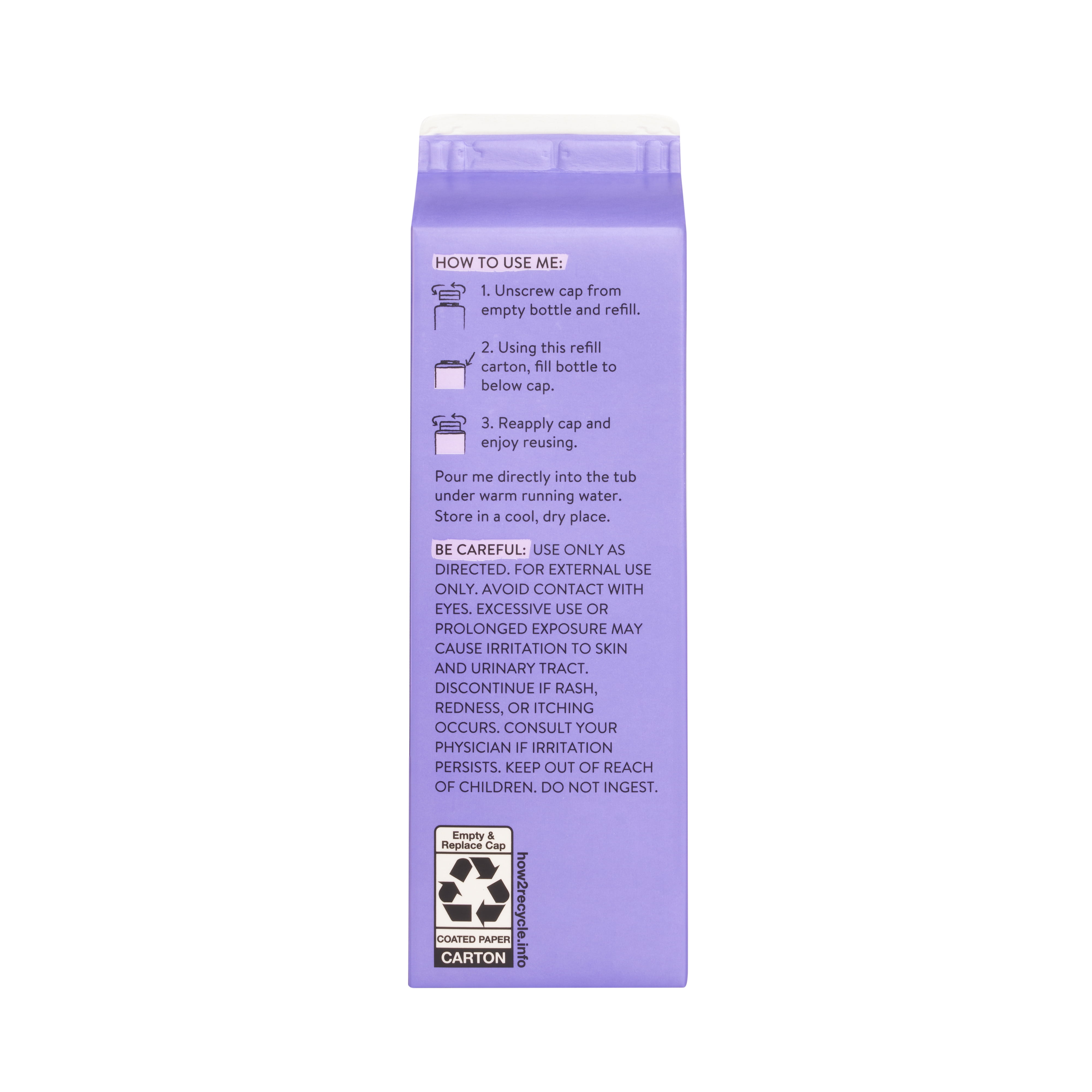 The Honest Company Bubble Bath Carton Refill Lavender 32 fl oz