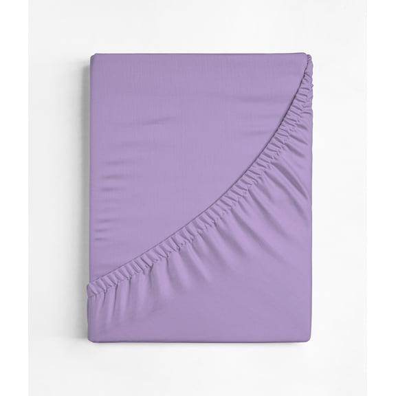 Extra Soft Twin/Twin XL Size Fitted Sheet Bamboo Rayon Deep Pocket 15", Moisture Wicking, Cooling, Breathable, Lavender