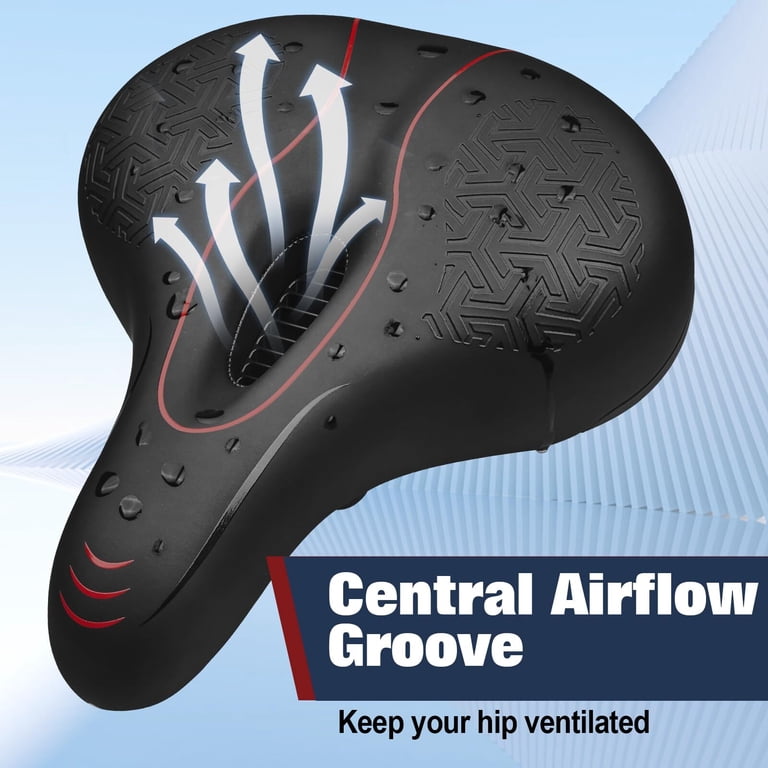 Zacro Comfort Bike Seat Cushion, Dual Shock Absorbing photo 3