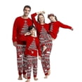 thumbnail image 2 of Nouvel An Rouge Hiver Couples Pyjamas pour la Famille Mère Enfants Famille_cx, 2 of 3