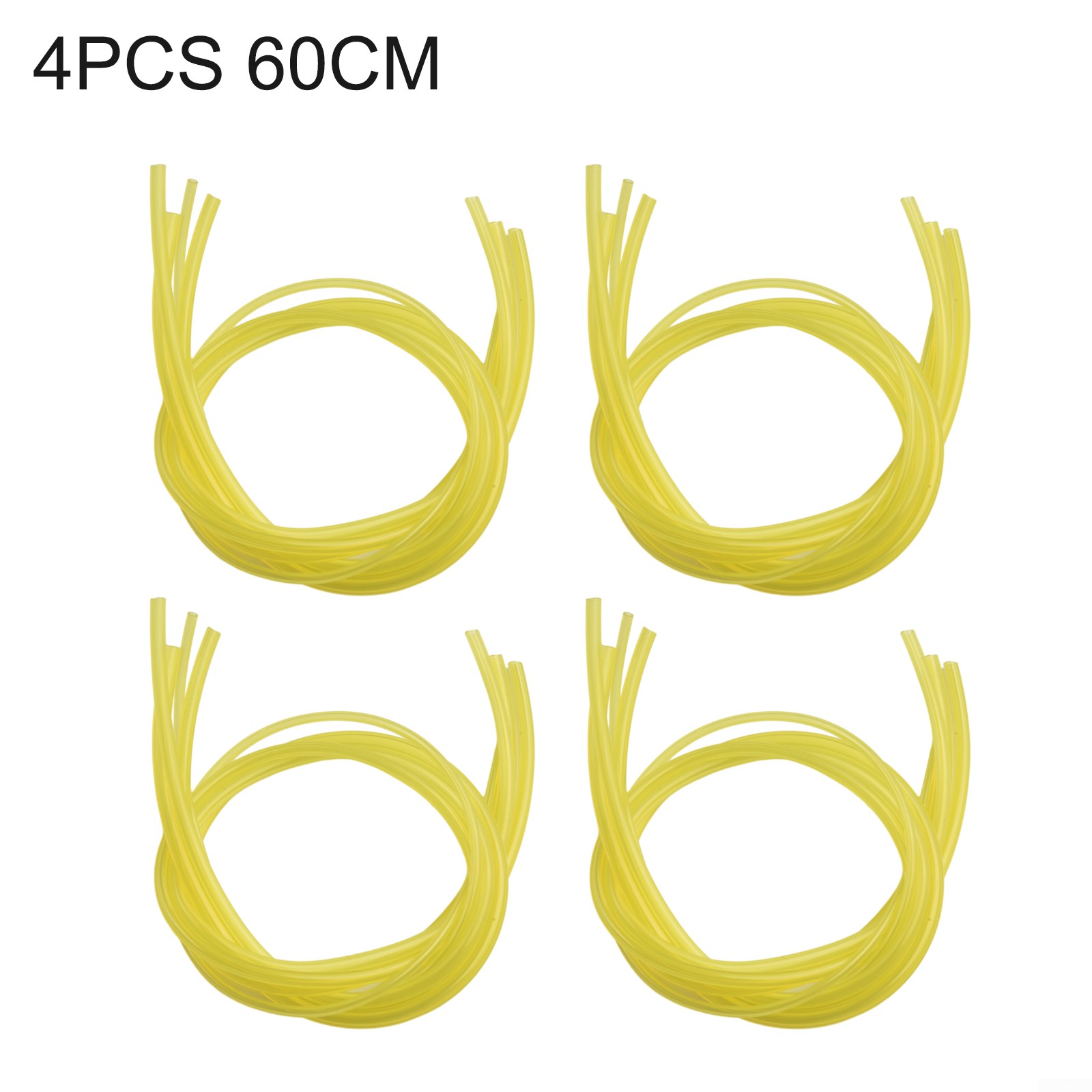 4-Pack Fuel Line Hose Kit For Trimmer, Chainsaw & Blower - Fits Ryobi, Poulan, Homelite